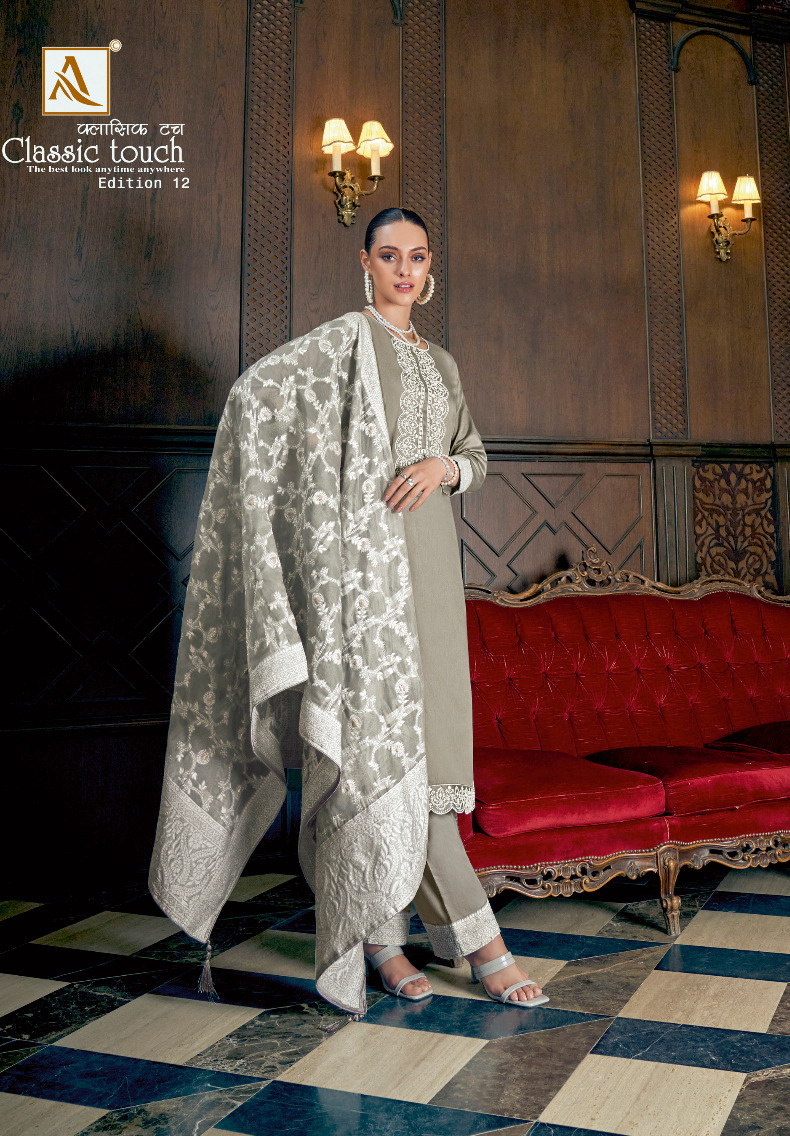 Alok Suits Classic Touch Edition Vol 12 Jam Cotton Wholesale Designer Salwar Suit Catalog — Wholesale Salwar Suits, MPA wholesale from Surat - Gallery Image 6