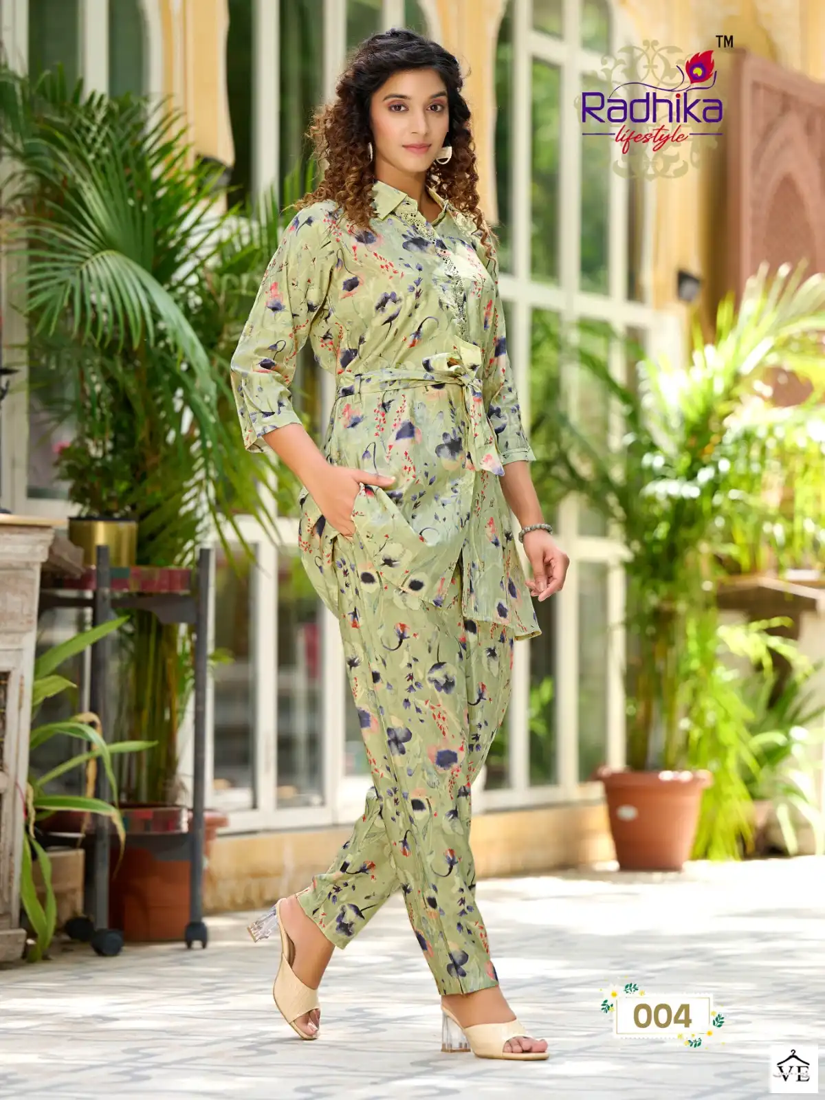 Radhika Cord Vol 1 Muslin Wholesale Co-Ord Set Catalog — Wholesale Kurtis, MPA wholesale from Surat — view 4
