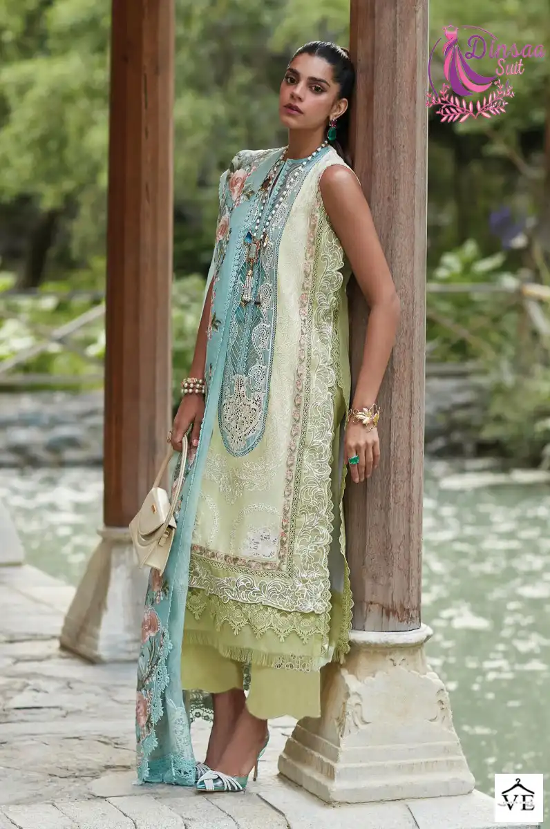 Dinsaa Crimson Super Summer Collection Vol-1 Pure Cotton Wholesale Pakistani Suits Catalog — Wholesale Salwar Suits, MPA wholesale from Surat - Gallery Image 8