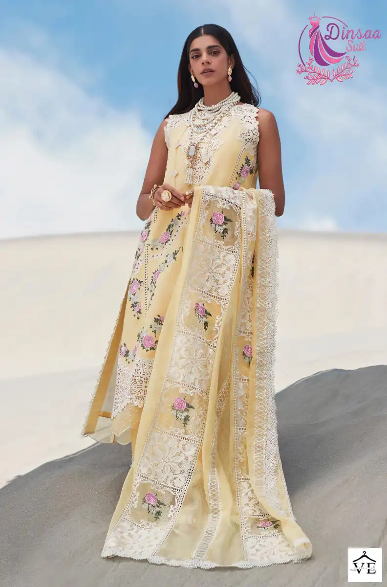Dinsaa Crimson Super Summer Collection Vol-1 Pure Cotton Wholesale Pakistani Suits Catalog — Wholesale Salwar Suits, MPA wholesale from Surat - Gallery Image 4