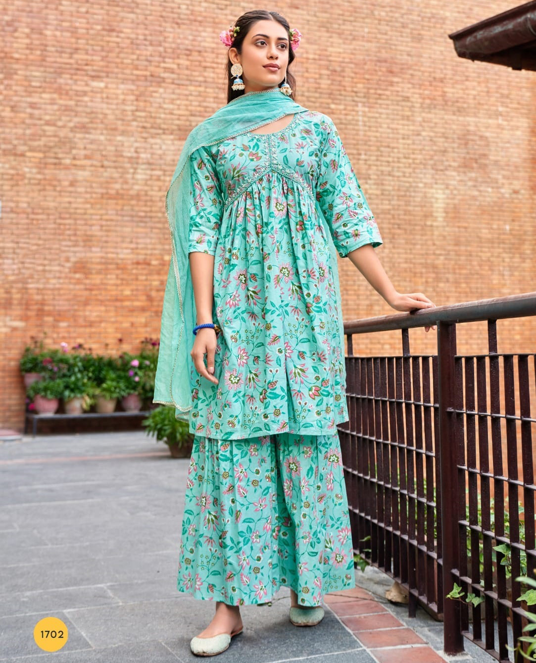 Wanna Candy Floss Pure Mull Cotton Wholesale Readymade Salwar Suit Catalog — Wholesale Salwar Suits, MPA wholesale from Surat — view 1