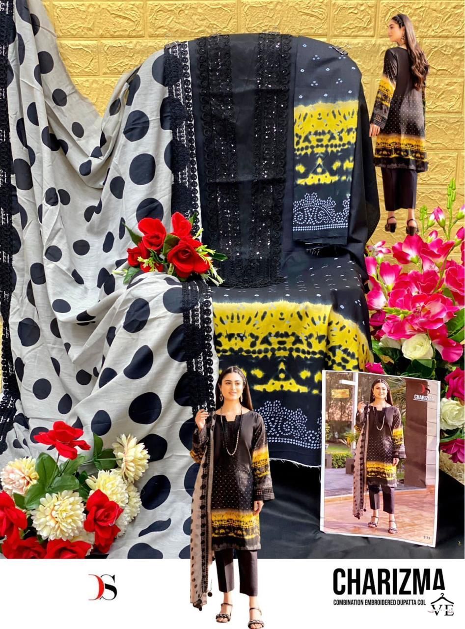 Deepsy Suits Charizma Combination Pure Cotton Wholesale Pakistani Suit — Wholesale Salwar Suits, MPA wholesale from Surat — view 2