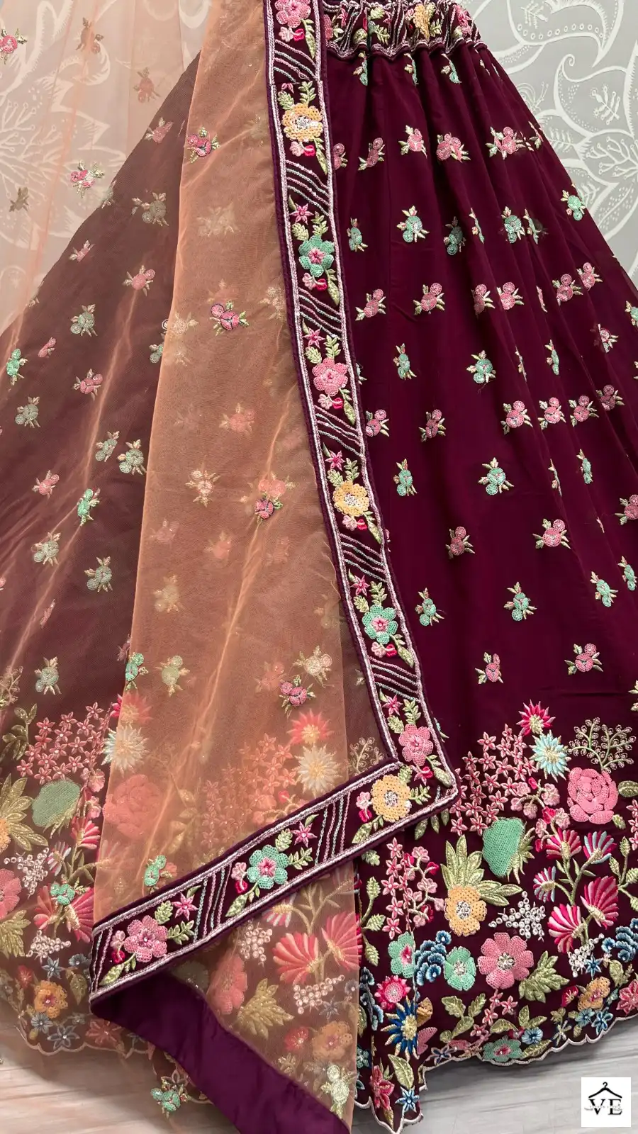 Anjanai Art Code 2406 Pure Georgette Wholesale Lehenga Catalog — Wholesale Lehenga, MPA wholesale from Surat - Gallery Image 2