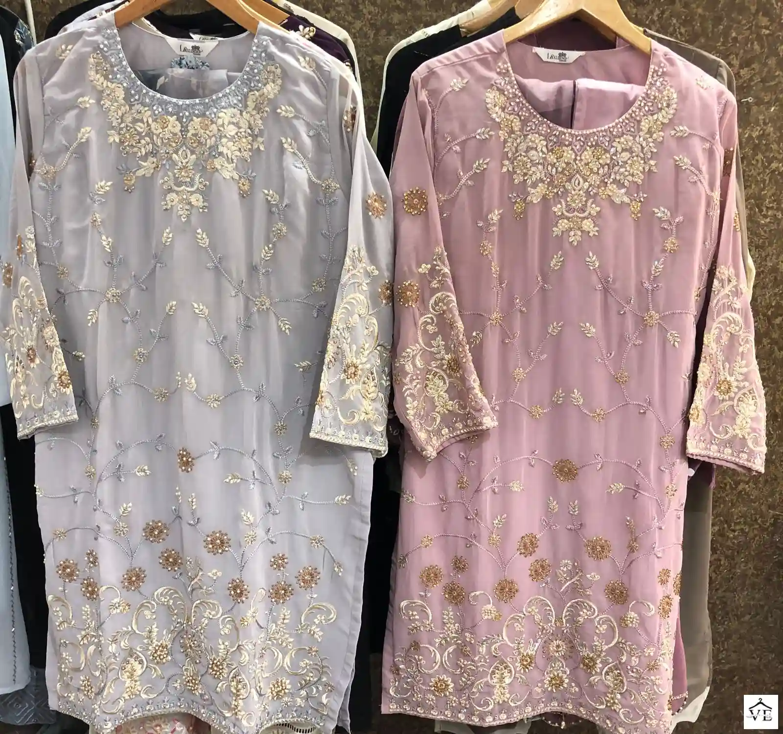 Laxuria 1268 Georgette Wholesale Ready Made Suits Catalog — Wholesale Salwar Suits, MPA wholesale from Surat - Gallery Image 3