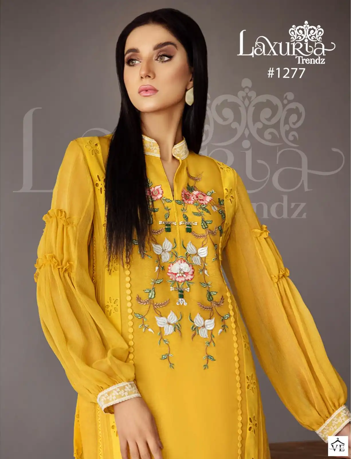 Laxuria D No 1277 Georgette Wholesale Readymade Pakistani Salwar Suit Catalog — Wholesale Salwar Suits, MPA wholesale from Surat - Gallery Image 2