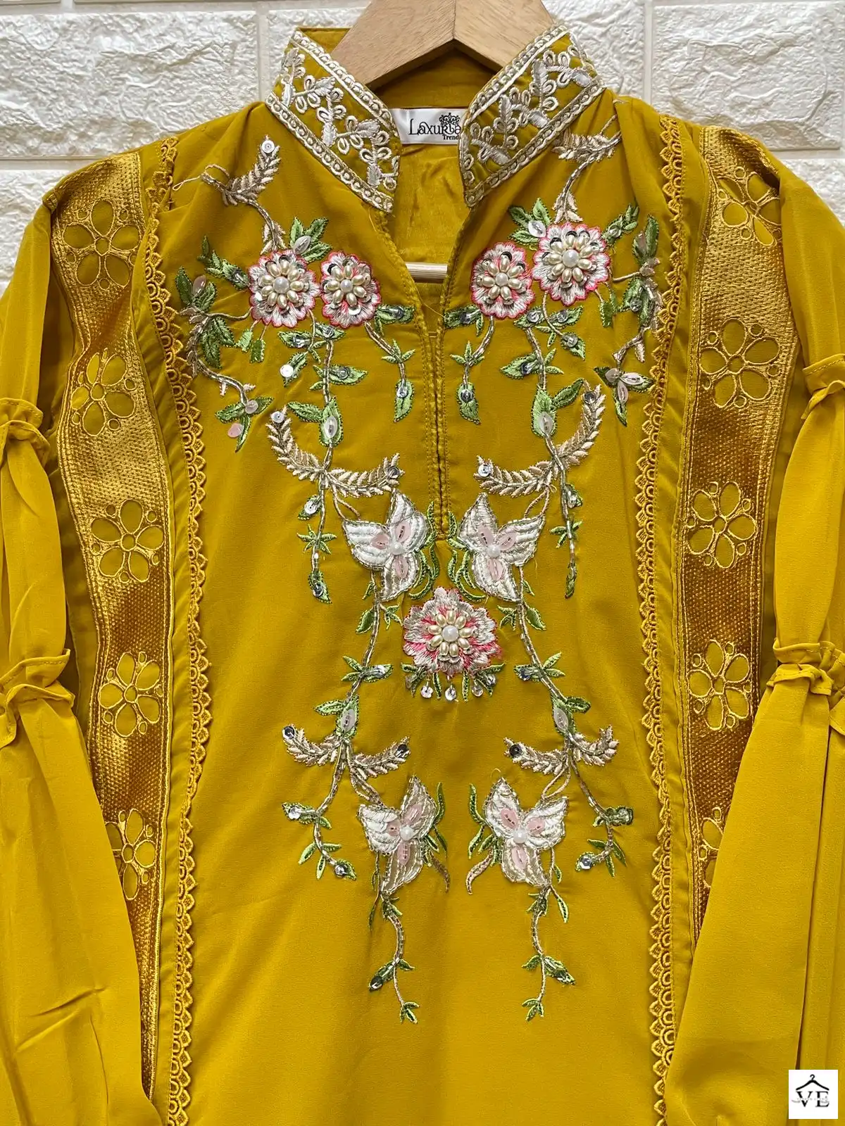 Laxuria D No 1277 Georgette Wholesale Readymade Pakistani Salwar Suit Catalog — Wholesale Salwar Suits, MPA wholesale from Surat - Gallery Image 3