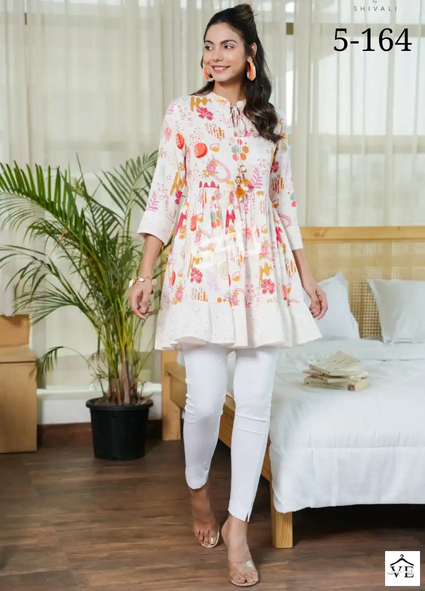 S4U D No 5-164 Fancy Wholesale Tunic With Pant Catalog — Wholesale Kurtis, MPA wholesale from Surat — view 1