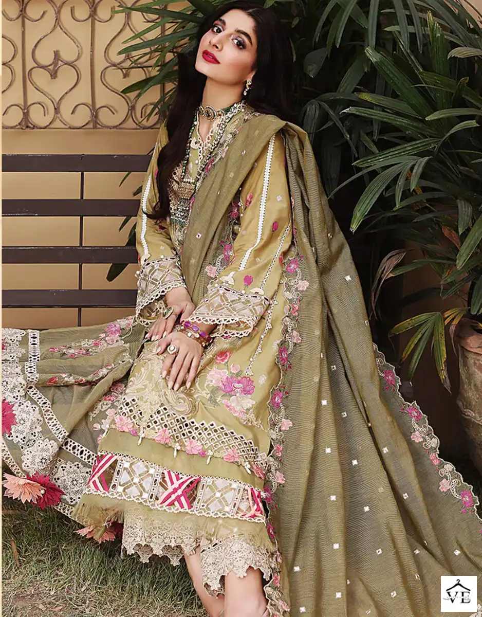 Dinsaa 127 Pure Cotton Wholesale Pakistani Suit — Wholesale Salwar Suits, MPA wholesale from Surat - Gallery Image 2