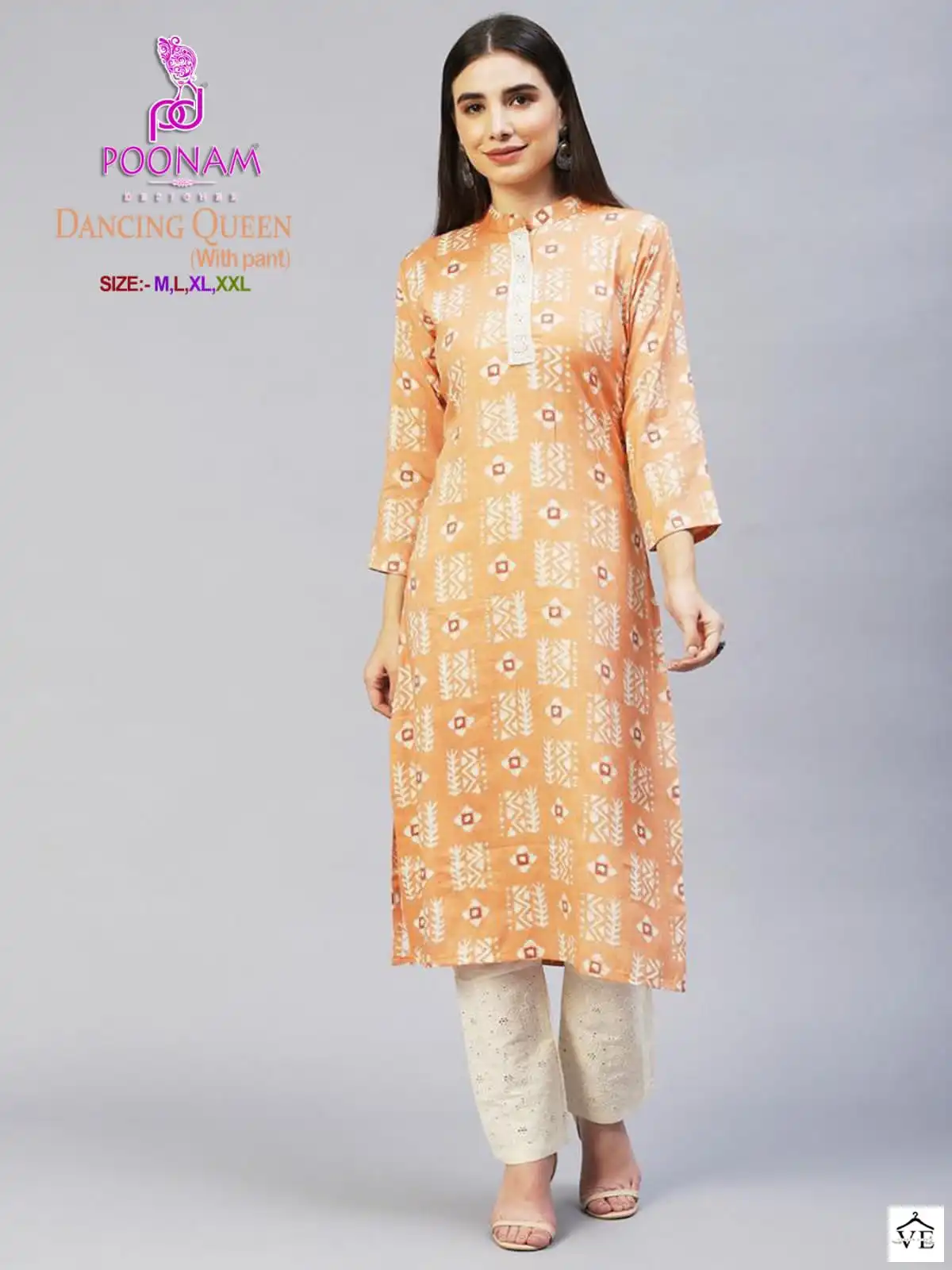 Poonam Designer Dancing Queen Soft Rayon Wholesale Kurti With Pant Catalog — Wholesale Kurtis, MPA wholesale from Surat - Gallery Image 3