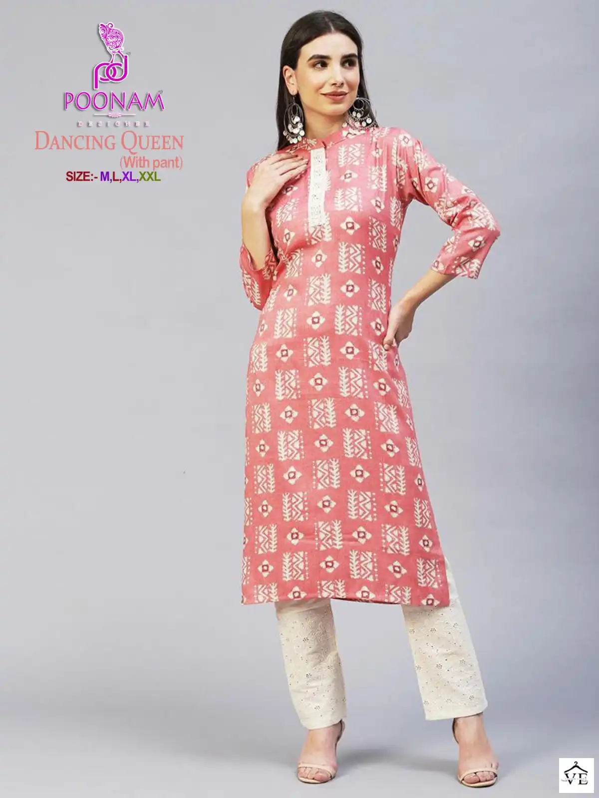 Poonam Designer Dancing Queen Soft Rayon Wholesale Kurti With Pant Catalog — Wholesale Kurtis, MPA wholesale from Surat - Gallery Image 4