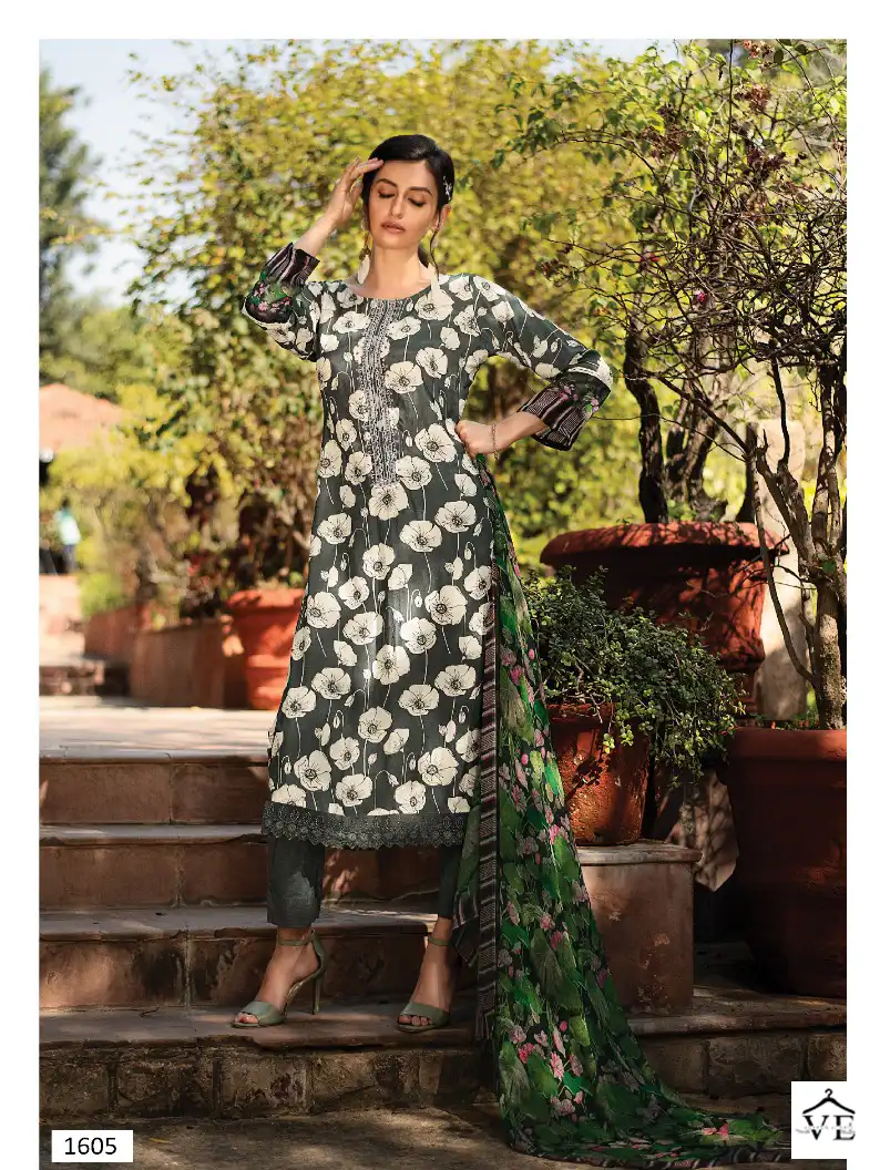 Sanjha Darya Viscose Wholesale Salwar Suit Catalog — Wholesale Salwar Suits, MPA wholesale from Surat - Gallery Image 2