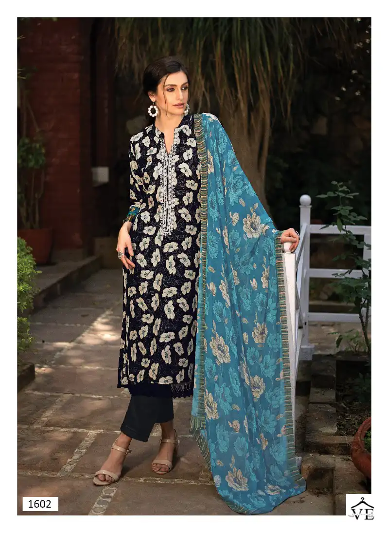 Sanjha Darya Viscose Wholesale Salwar Suit Catalog — Wholesale Salwar Suits, MPA wholesale from Surat - Gallery Image 3