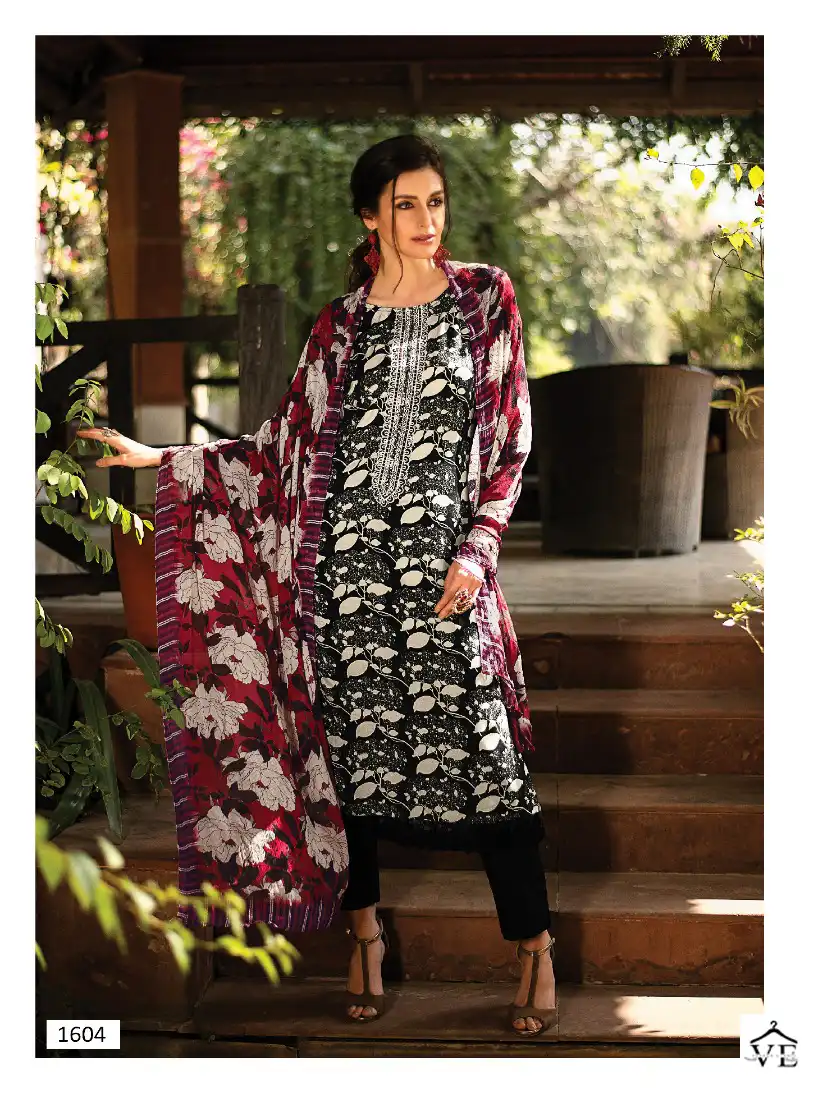 Sanjha Darya Viscose Wholesale Salwar Suit Catalog — Wholesale Salwar Suits, MPA wholesale from Surat - Gallery Image 5
