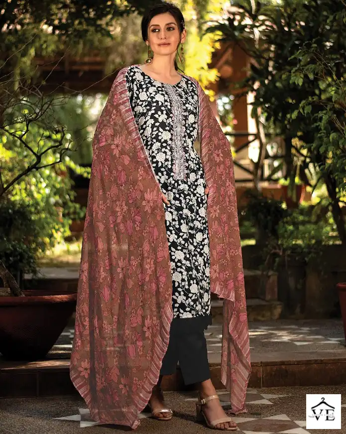 Sanjha Darya Viscose Wholesale Salwar Suit Catalog — Wholesale Salwar Suits, MPA wholesale from Surat — view 1