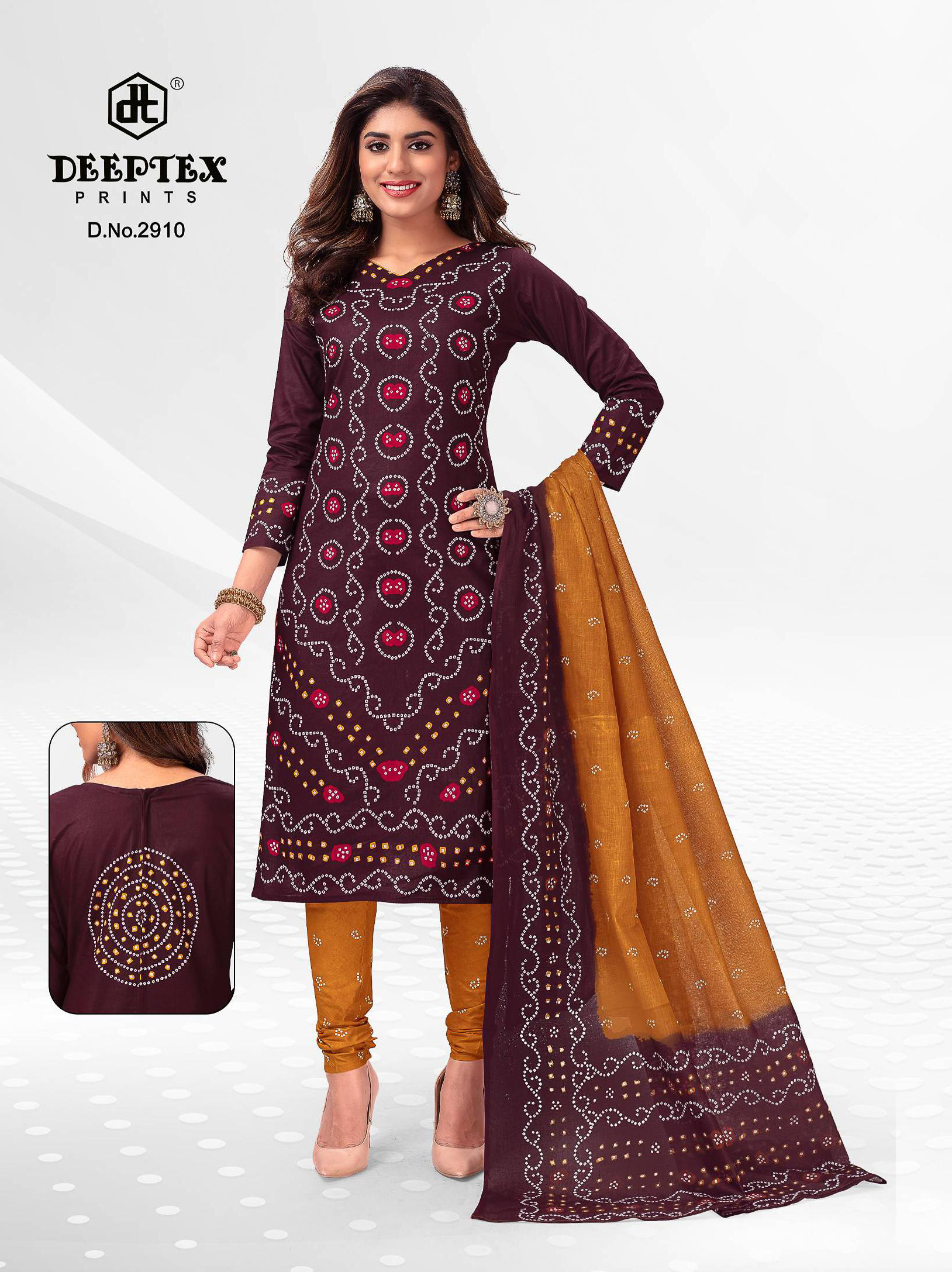 Deeptex Classic Chunaris Vol 29 Pure Cotton Wholesale Salwar Suit Catalog — Wholesale Salwar Suits, Deeptex wholesale from Surat - Gallery Image 10
