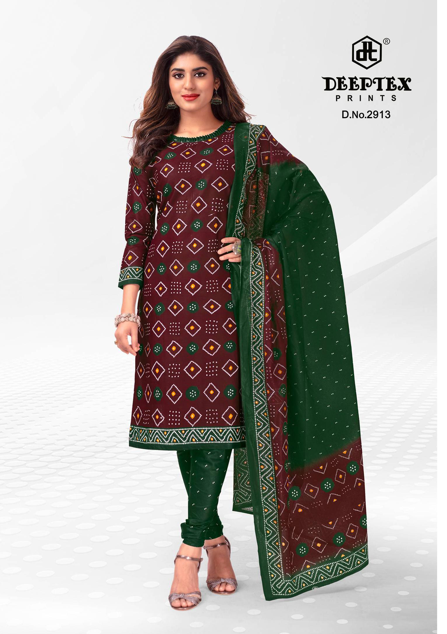 Deeptex Classic Chunaris Vol 29 Pure Cotton Wholesale Salwar Suit Catalog — Wholesale Salwar Suits, Deeptex wholesale from Surat - Gallery Image 13