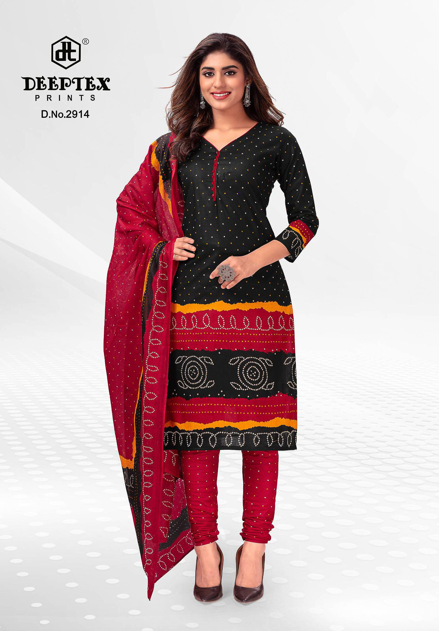 Deeptex Classic Chunaris Vol 29 Pure Cotton Wholesale Salwar Suit Catalog — Wholesale Salwar Suits, Deeptex wholesale from Surat - Gallery Image 14