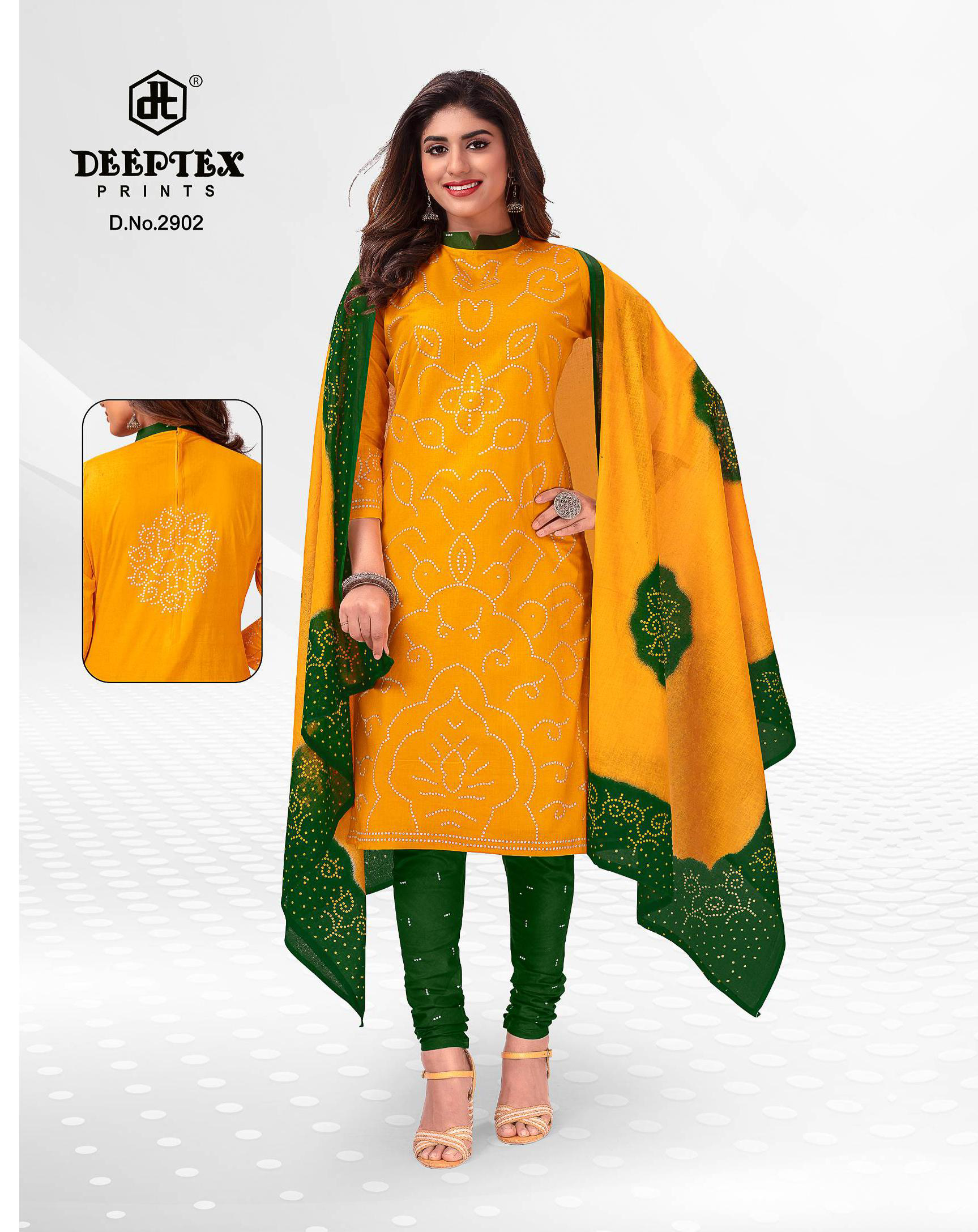 Deeptex Classic Chunaris Vol 29 Pure Cotton Wholesale Salwar Suit Catalog — Wholesale Salwar Suits, Deeptex wholesale from Surat - Gallery Image 3