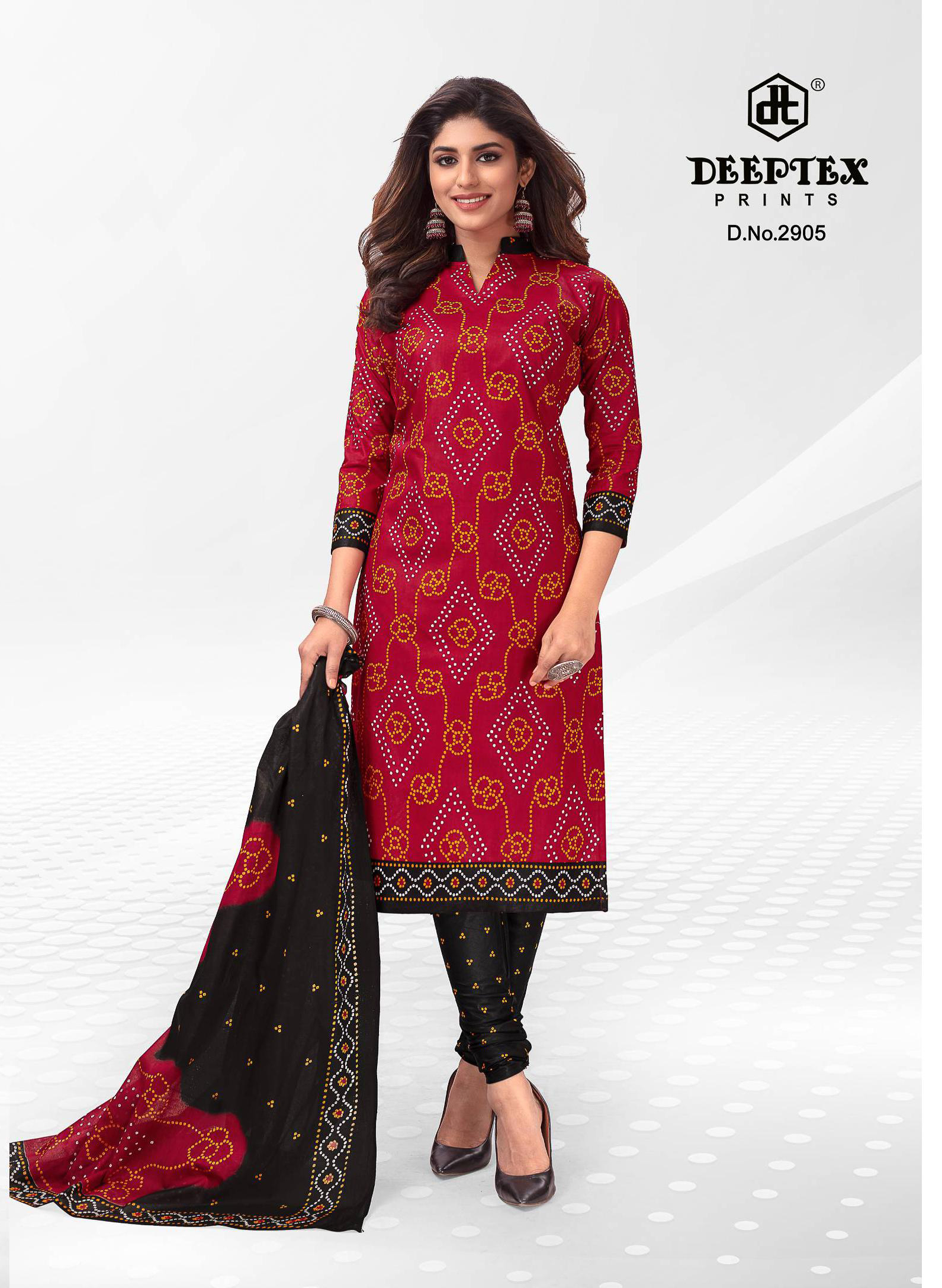 Deeptex Classic Chunaris Vol 29 Pure Cotton Wholesale Salwar Suit Catalog — Wholesale Salwar Suits, Deeptex wholesale from Surat - Gallery Image 6