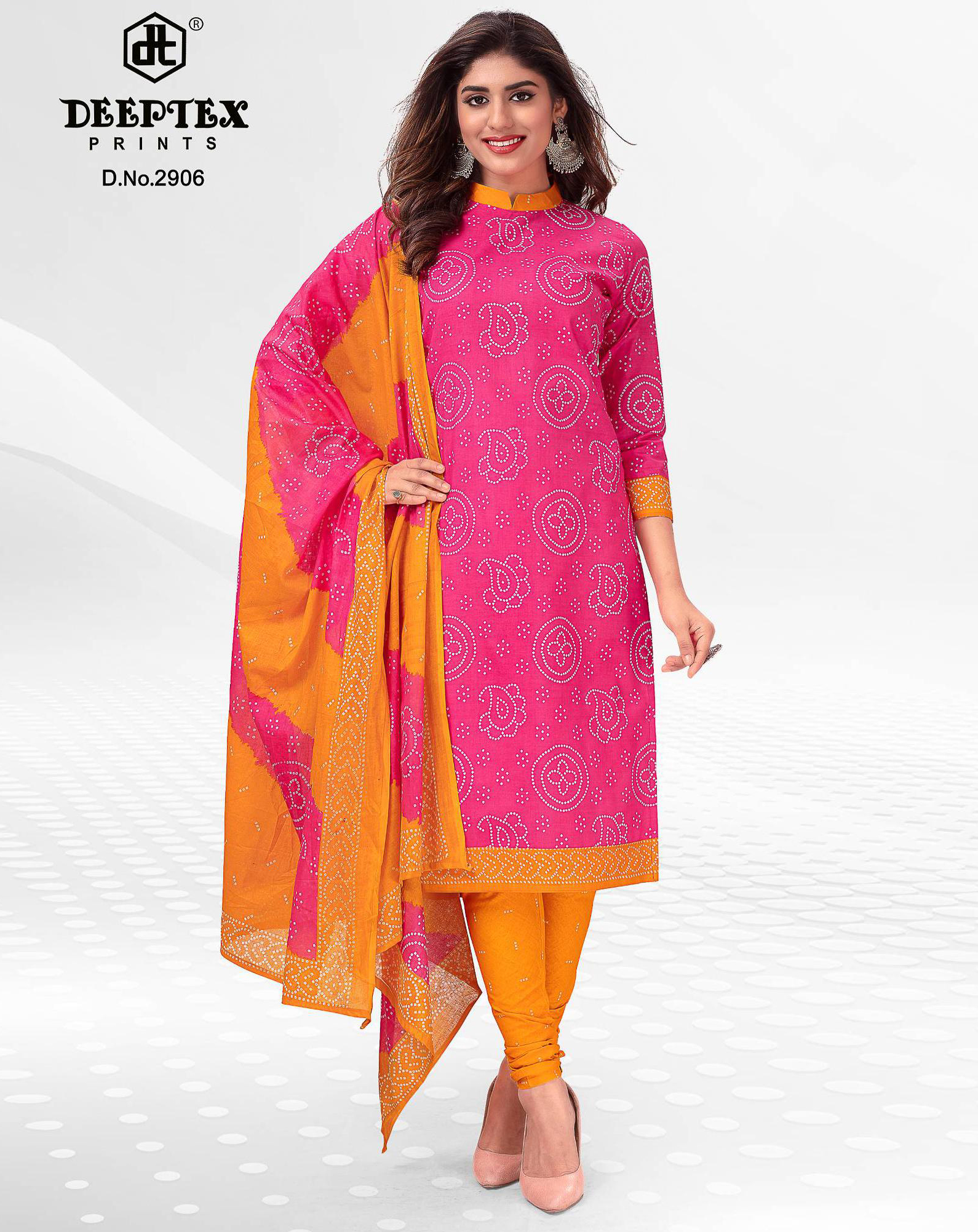 Deeptex Classic Chunaris Vol 29 Pure Cotton Wholesale Salwar Suit Catalog — Wholesale Salwar Suits, Deeptex wholesale from Surat — view 1