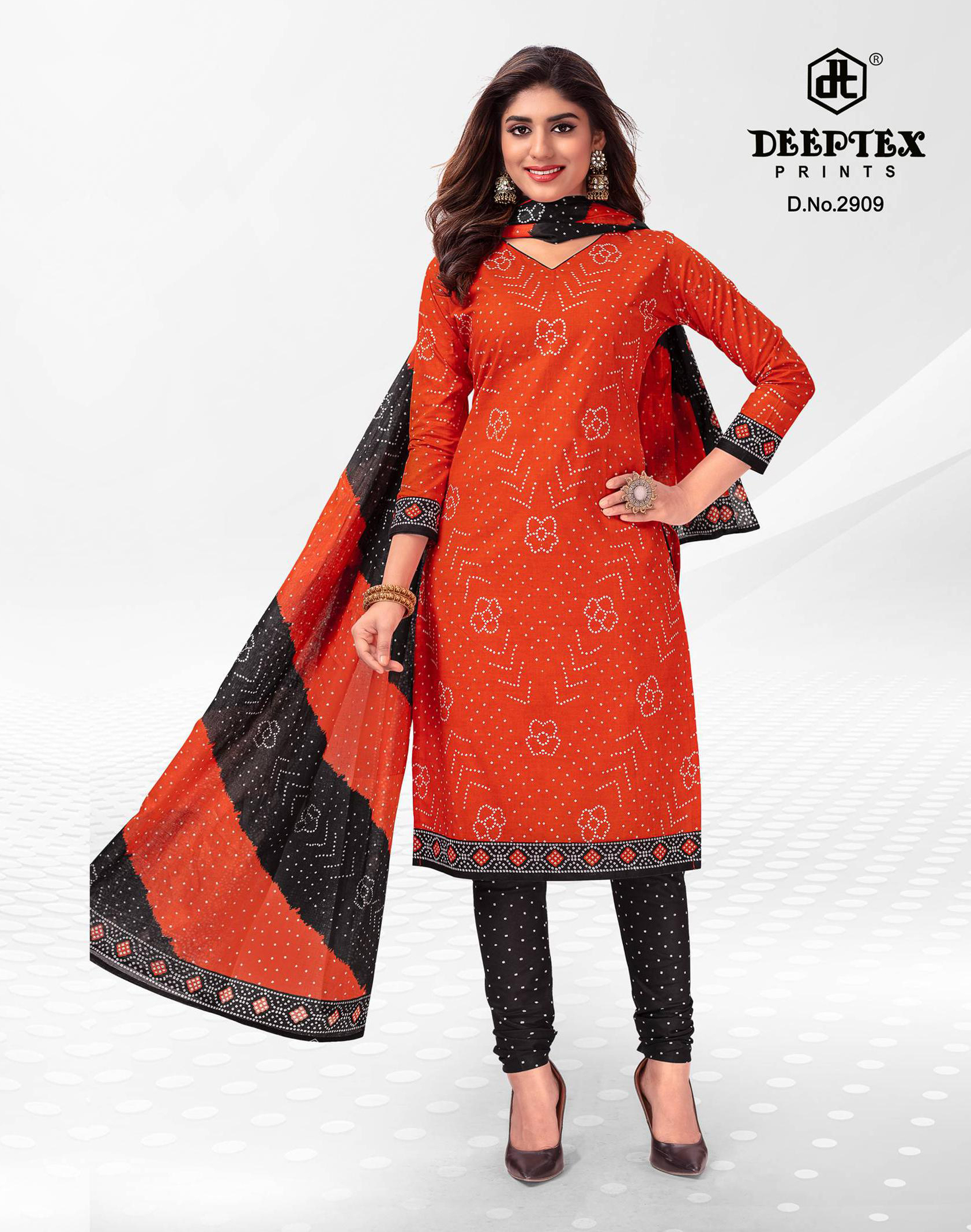 Deeptex Classic Chunaris Vol 29 Pure Cotton Wholesale Salwar Suit Catalog — Wholesale Salwar Suits, Deeptex wholesale from Surat - Gallery Image 9