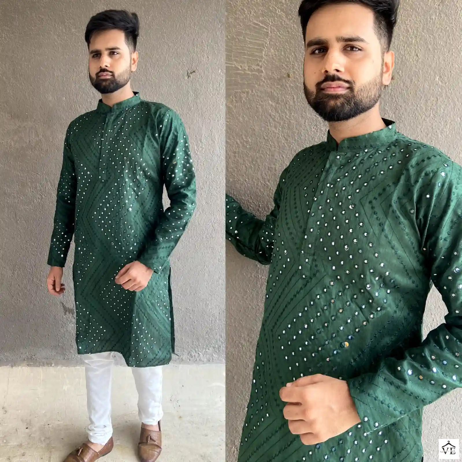 Vardan Ethnic Desi Boyz Heavy Banglori Silk Wholesale Mens Kurta Size Set Catalog — Wholesale, MPA wholesale from Surat — view 6