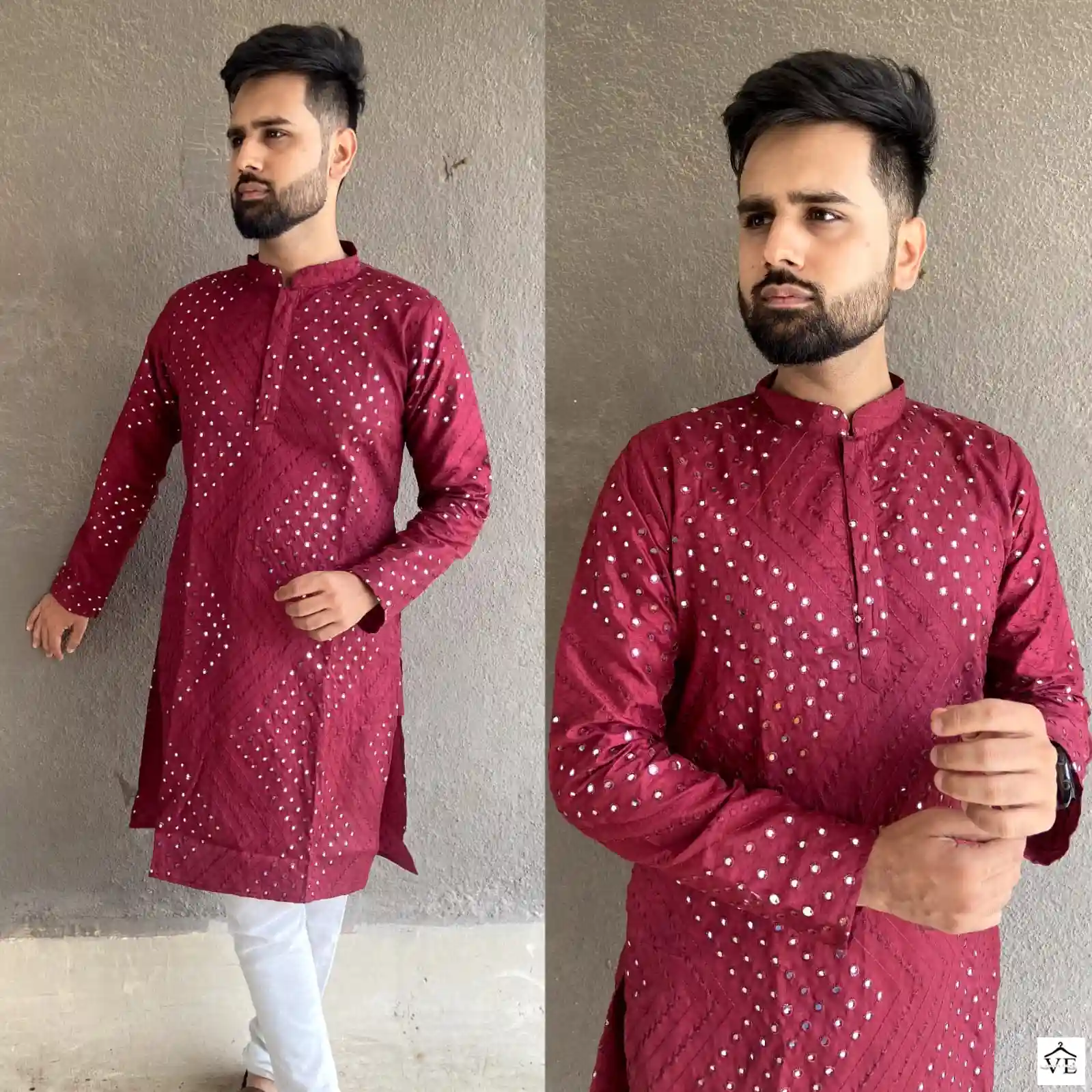 Vardan Ethnic Desi Boyz Heavy Banglori Silk Wholesale Mens Kurta Size Set Catalog — Wholesale, MPA wholesale from Surat — view 2