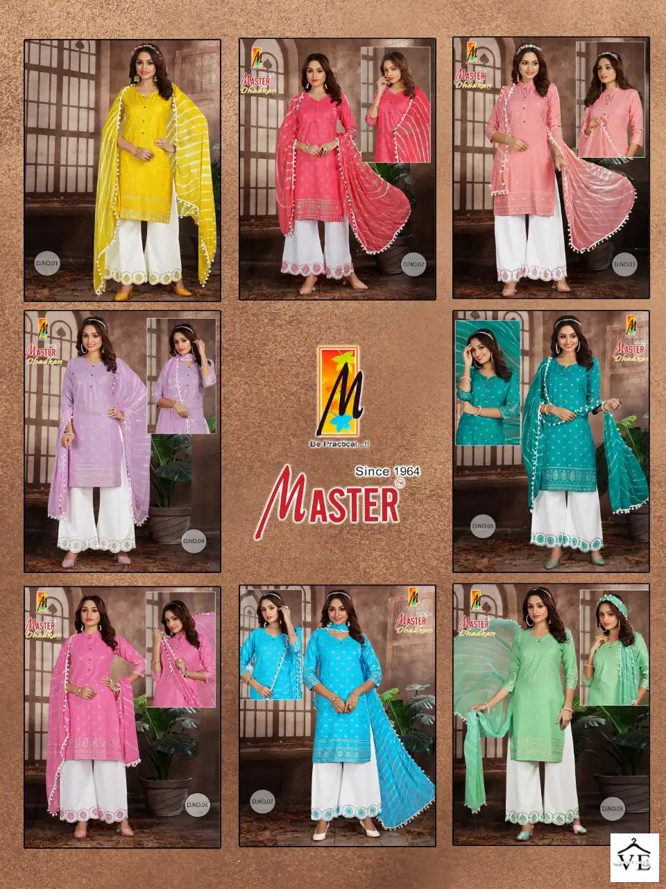 Master Dhadkan Rayon Printed Wholesale Readymade Salwar Suit Catalog — Wholesale Salwar Suits, MPA wholesale from Surat — view 8