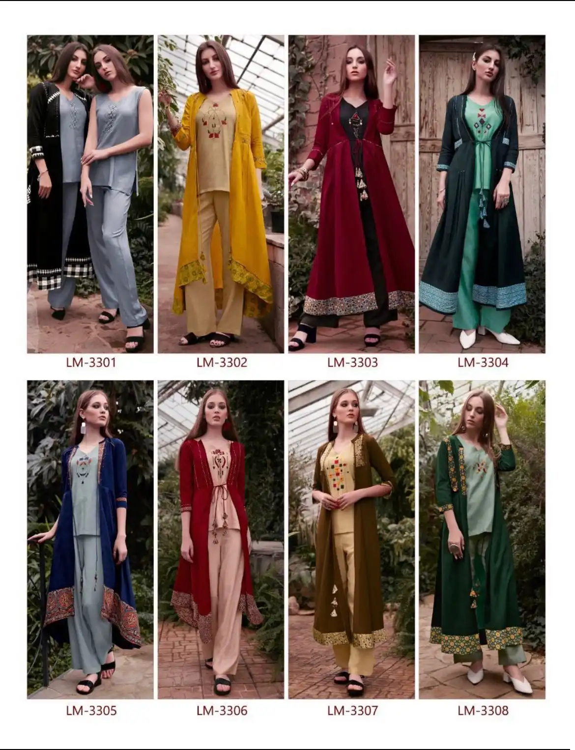 Vardan Ethnic Designer Collection Rayon Wholesale Top With Pant And Shurg Catalog — Wholesale Kurtis, MPA wholesale from Surat — view 9