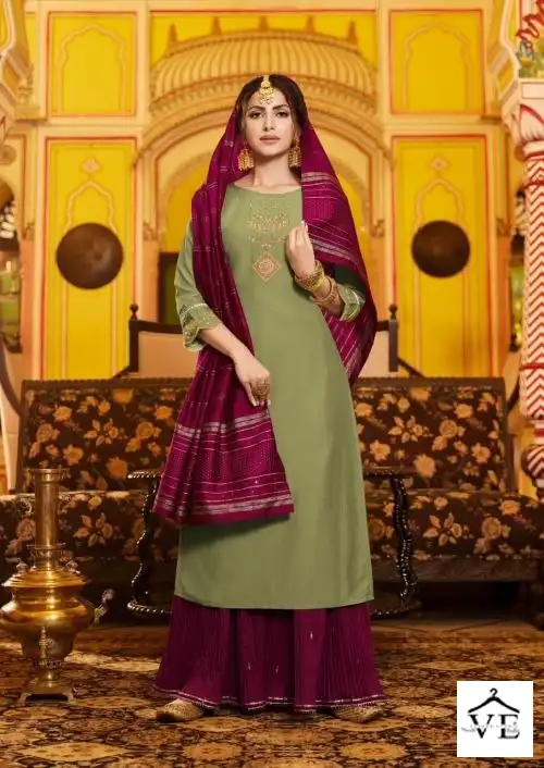 Koodee Divine Chinon Wholesale Readymade Suits Catalog — Wholesale Salwar Suits, MPA wholesale from Surat - Gallery Image 5