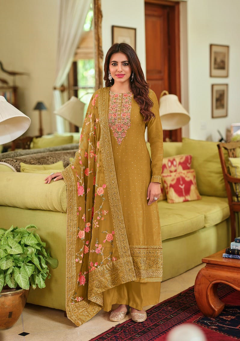 Eba Lifestyle Nyra Vol 3 Hit List Viscose Wholesale Designer Salwar Suit Catalog — Wholesale Salwar Suits, Eba Lifestyle wholesale from Surat — view 3