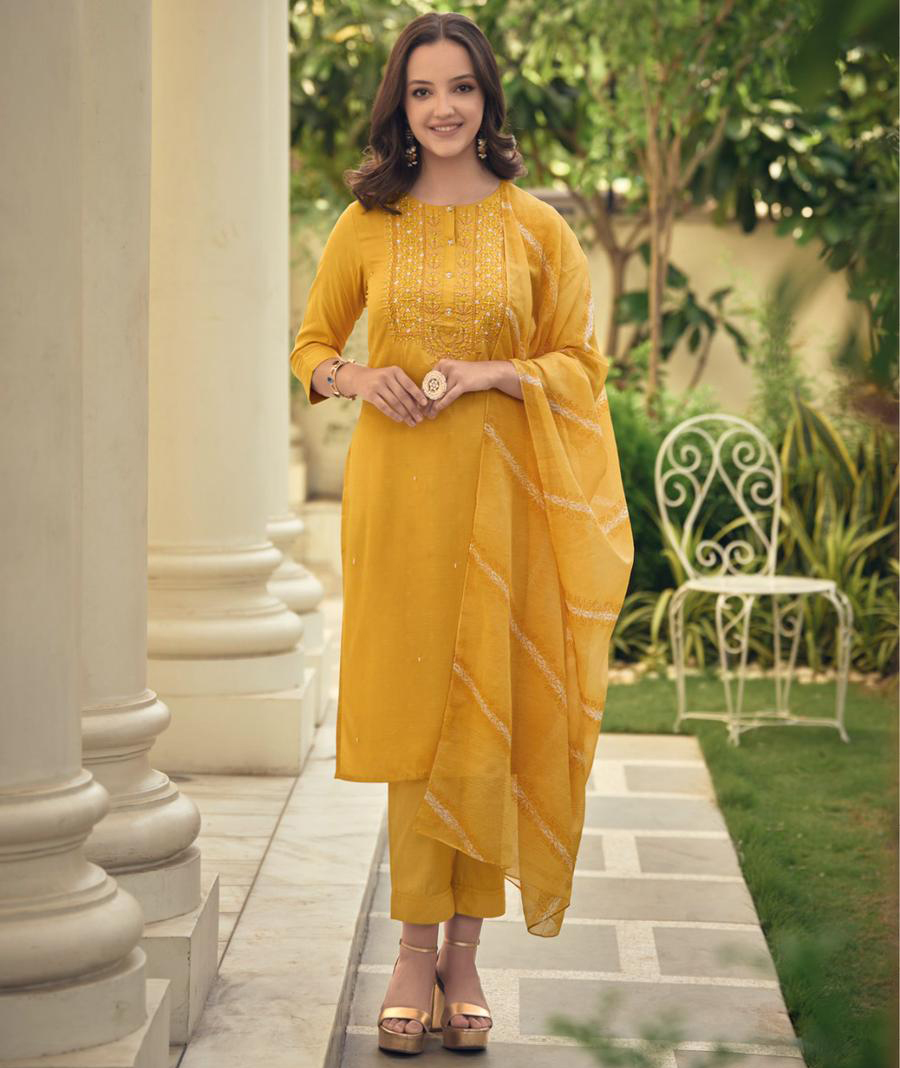 Kailee Fashion Ehsaas Pure Fancy Wholesale Readymade Salwar Suit Catalog — Wholesale Salwar Suits, MPA wholesale from Surat — view 1