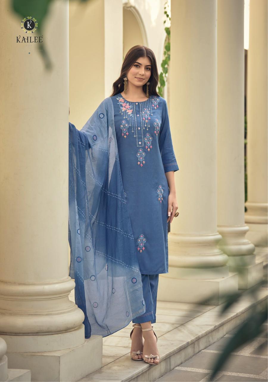 Kailee Fashion Ehsaas Pure Fancy Wholesale Readymade Salwar Suit Catalog — Wholesale Salwar Suits, MPA wholesale from Surat - Gallery Image 3