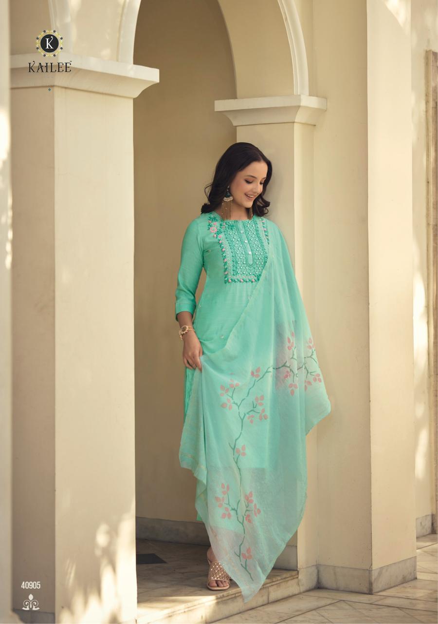 Kailee Fashion Ehsaas Pure Fancy Wholesale Readymade Salwar Suit Catalog — Wholesale Salwar Suits, MPA wholesale from Surat - Gallery Image 5