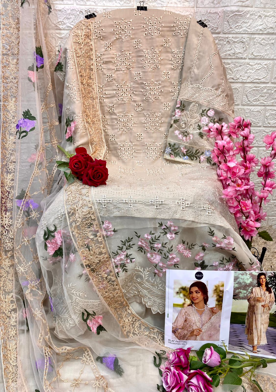 Mehboob Elaf Festival Collection Vol 1 Cotton Wholesale Pakistani Salwar Suit Catalog — Wholesale Salwar Suits, MPA wholesale from Surat — view 8