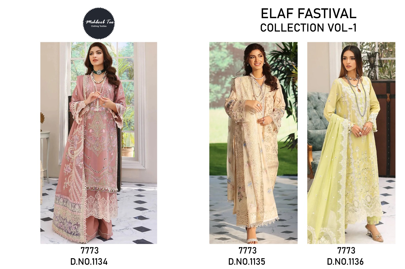 Mehboob Elaf Festival Collection Vol 1 Cotton Wholesale Pakistani Salwar Suit Catalog — Wholesale Salwar Suits, MPA wholesale from Surat — view 12