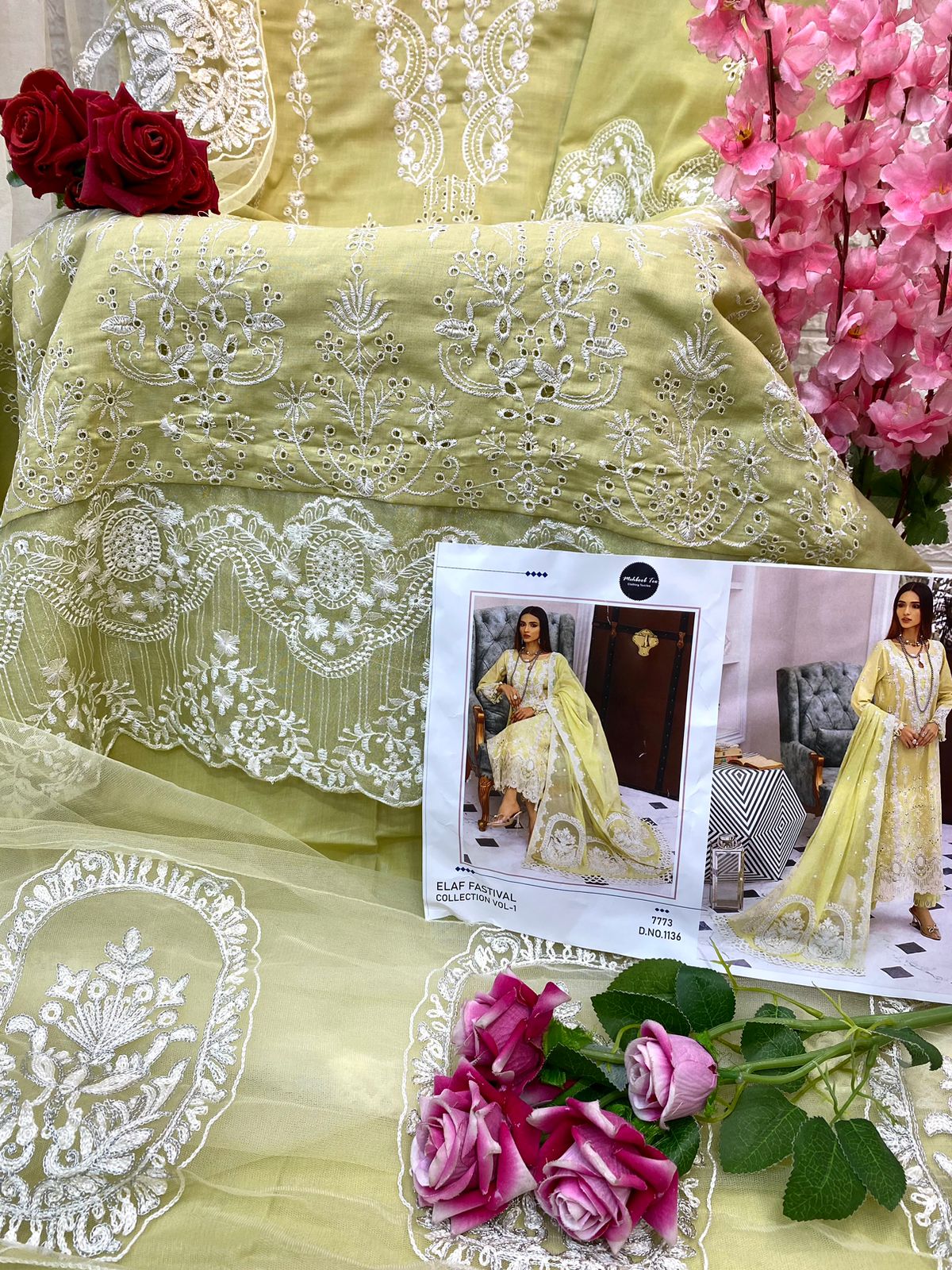 Mehboob Elaf Festival Collection Vol 1 Cotton Wholesale Pakistani Salwar Suit Catalog — Wholesale Salwar Suits, MPA wholesale from Surat — view 5
