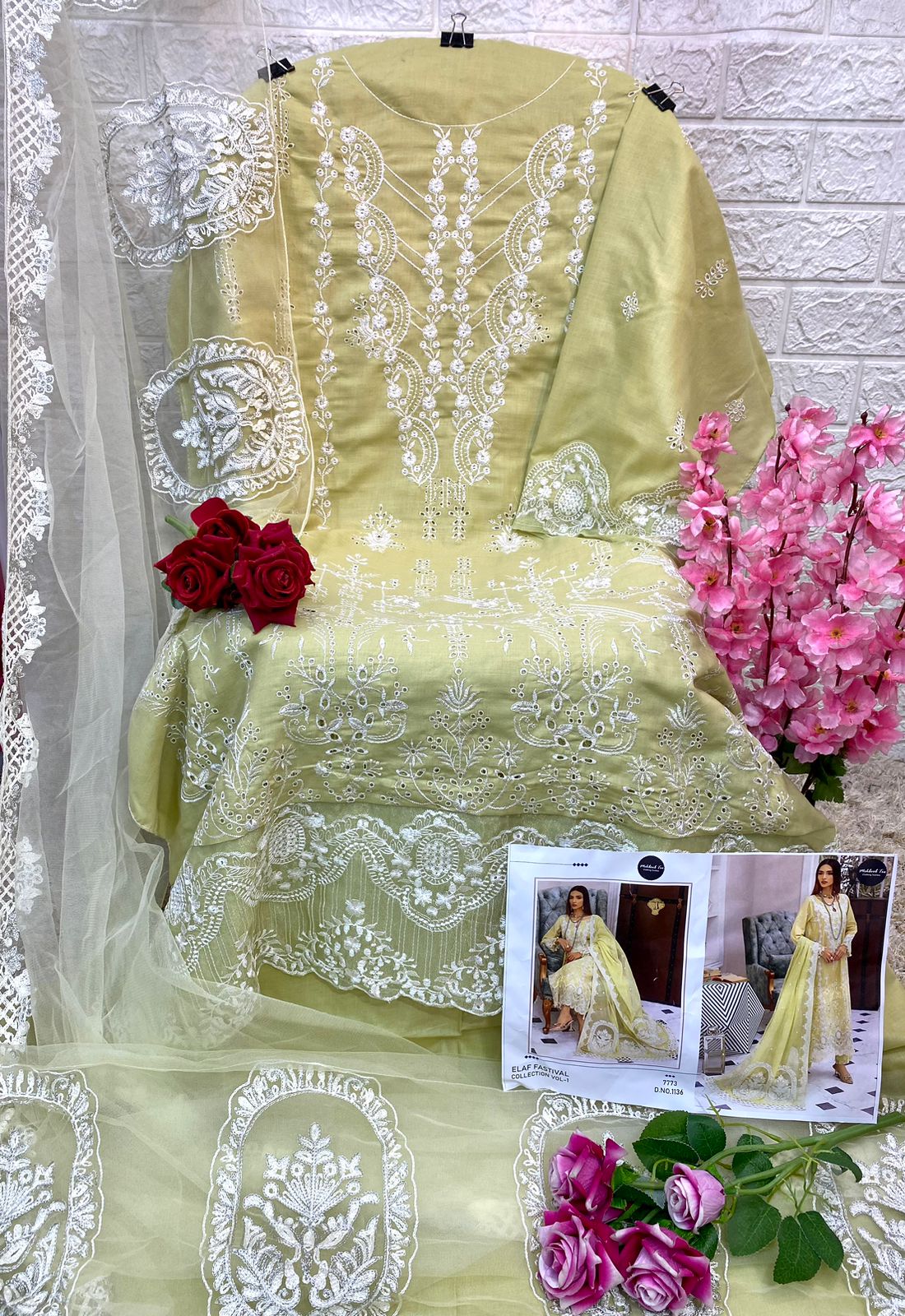 Mehboob Elaf Festival Collection Vol 1 Cotton Wholesale Pakistani Salwar Suit Catalog — Wholesale Salwar Suits, MPA wholesale from Surat — view 7