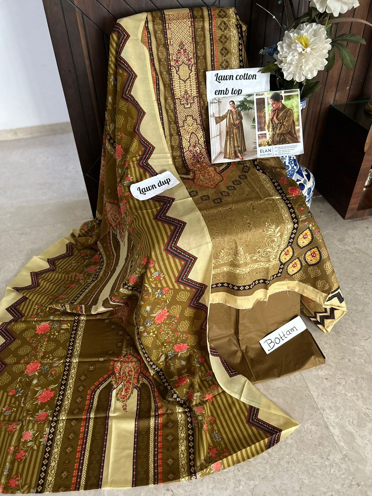 Mumtaz Art Elan Pure Jam Satin Wholesale Pakistani Salwar Suit Catalog — Wholesale Salwar Suits, MPA wholesale from Surat — view 14