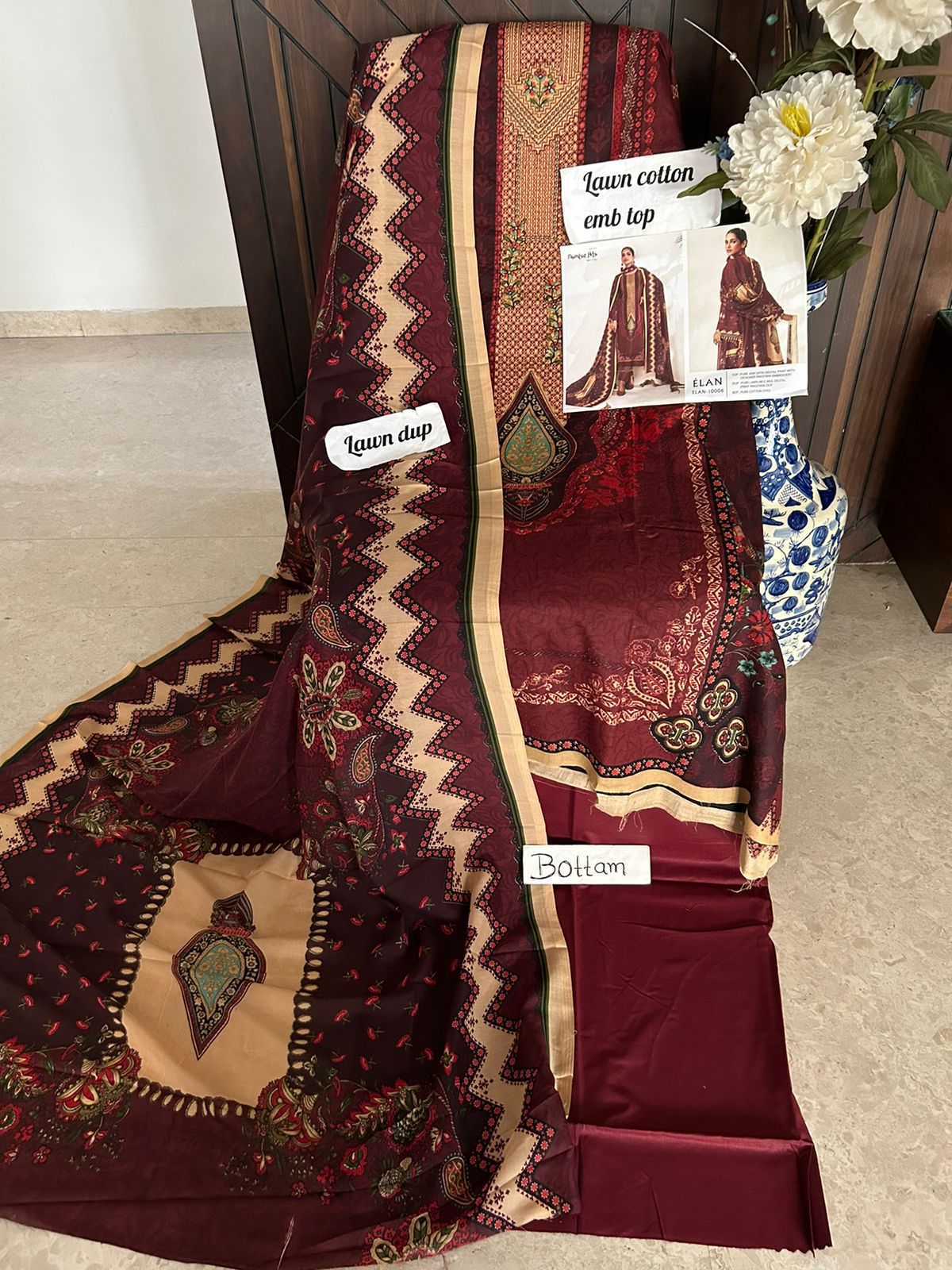 Mumtaz Art Elan Pure Jam Satin Wholesale Pakistani Salwar Suit Catalog — Wholesale Salwar Suits, MPA wholesale from Surat — view 15