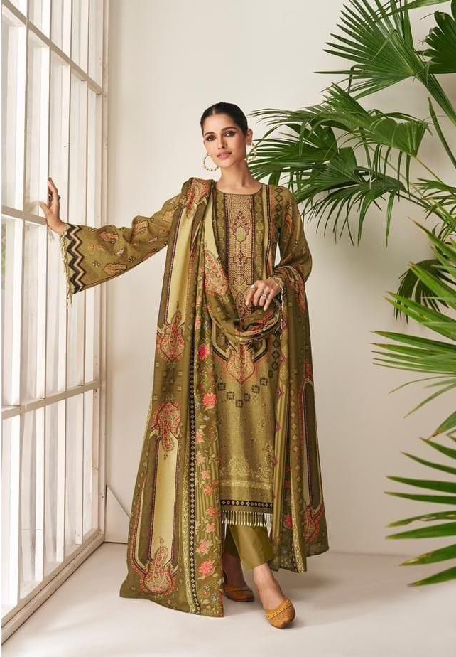 Mumtaz Art Elan Pure Jam Satin Wholesale Pakistani Salwar Suit Catalog — Wholesale Salwar Suits, MPA wholesale from Surat — view 5