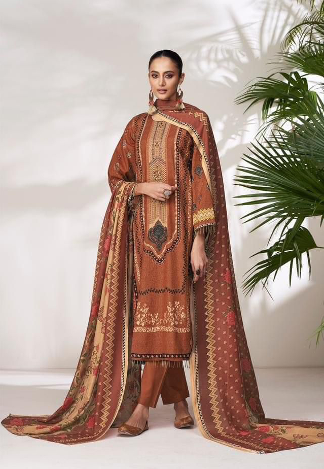 Mumtaz Art Elan Pure Jam Satin Wholesale Pakistani Salwar Suit Catalog — Wholesale Salwar Suits, MPA wholesale from Surat — view 7