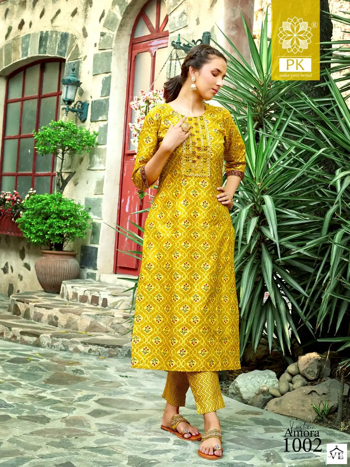 PK Fashion Amora Vol 1 Cotton Wholesale Kurti With Pant Catalog — Wholesale Kurtis, MPA wholesale from Surat - Gallery Image 11