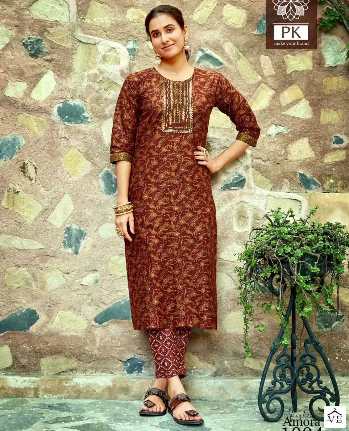 PK Fashion Amora Vol 1 Cotton Wholesale Kurti With Pant Catalog — Wholesale Kurtis, MPA wholesale from Surat — view 1