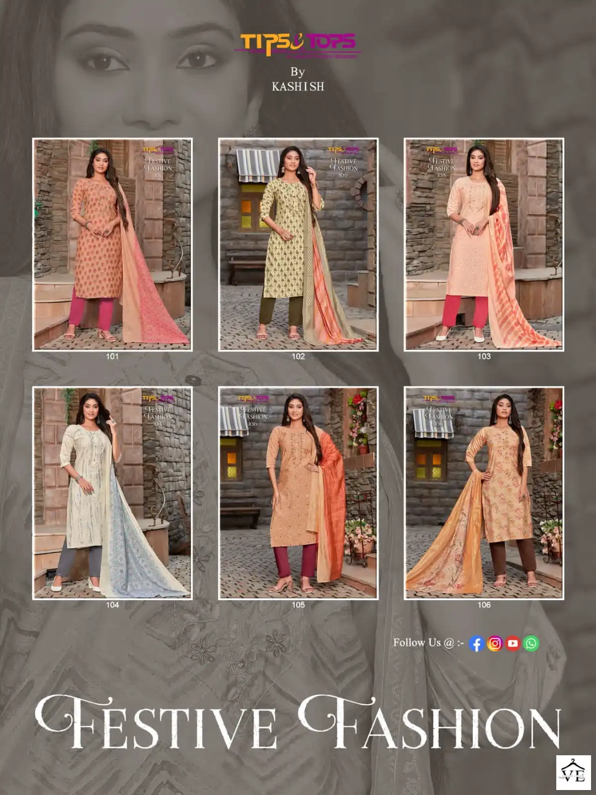 Tips &amp; Tops Festive Fashion Premium Chanderi Wholesale Readymade Salwar Suit Catalog — Wholesale Salwar Suits, MPA wholesale from Surat — view 7