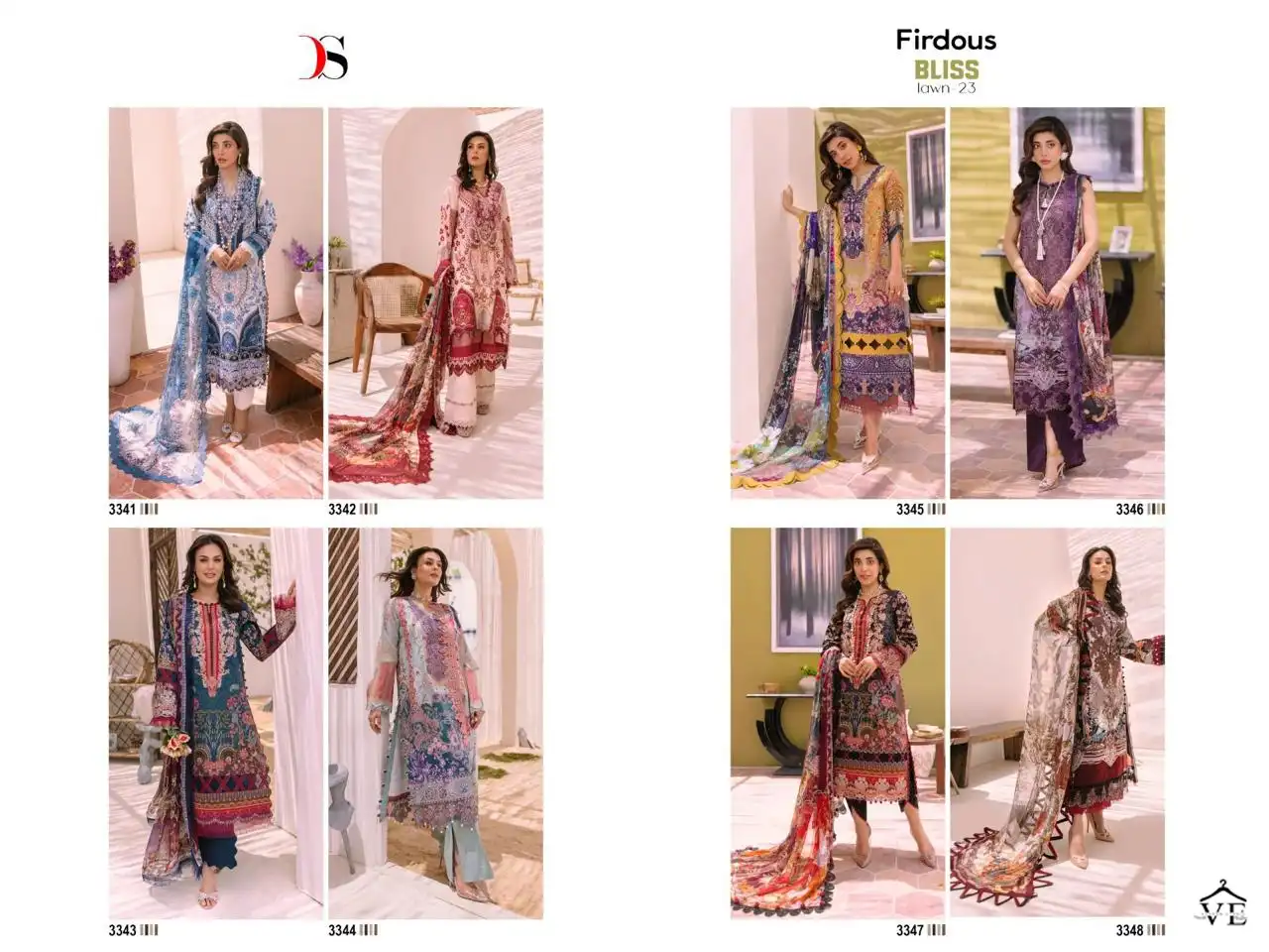 Deepsy Suits Firdous Bliss Lawn 23 Pure Cotton Wholesale Pakistani Salwar Suit Catalog — Wholesale Salwar Suits, MPA wholesale from Surat — view 9