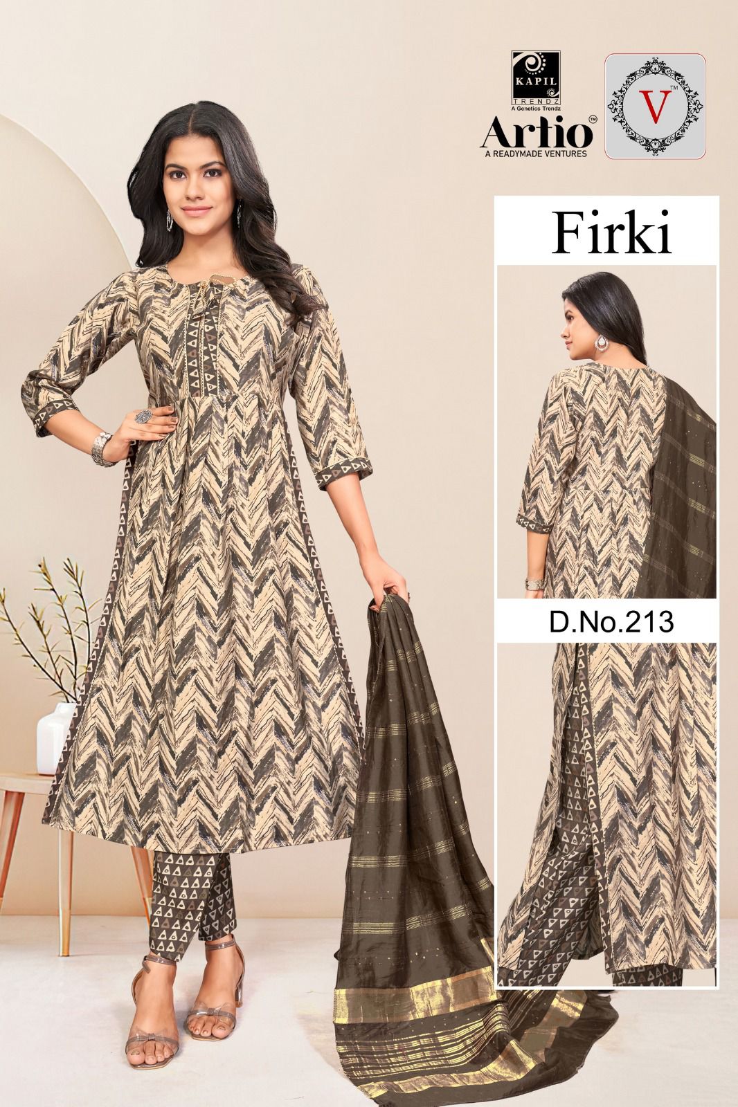 Kapil Trendz Firki Modal Wholesale Readymade Salwar Suit Catalog — Wholesale Salwar Suits, MPA wholesale from Surat - Gallery Image 13
