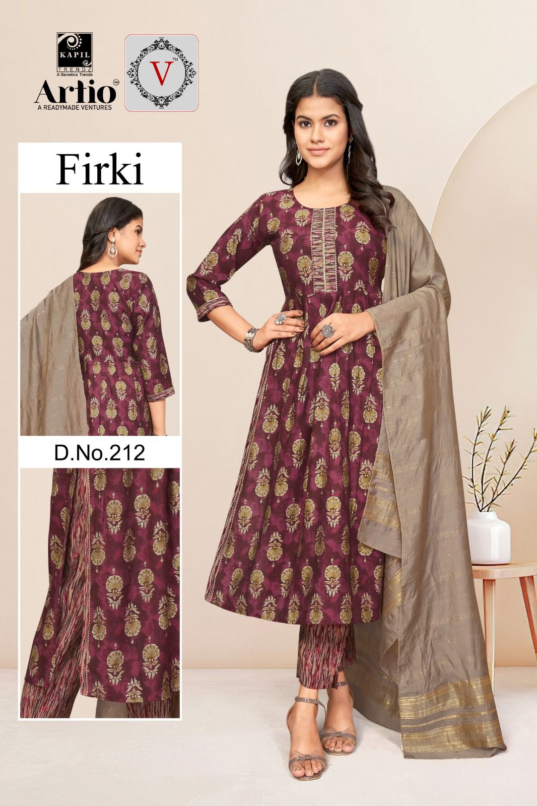 Kapil Trendz Firki Modal Wholesale Readymade Salwar Suit Catalog — Wholesale Salwar Suits, MPA wholesale from Surat - Gallery Image 14