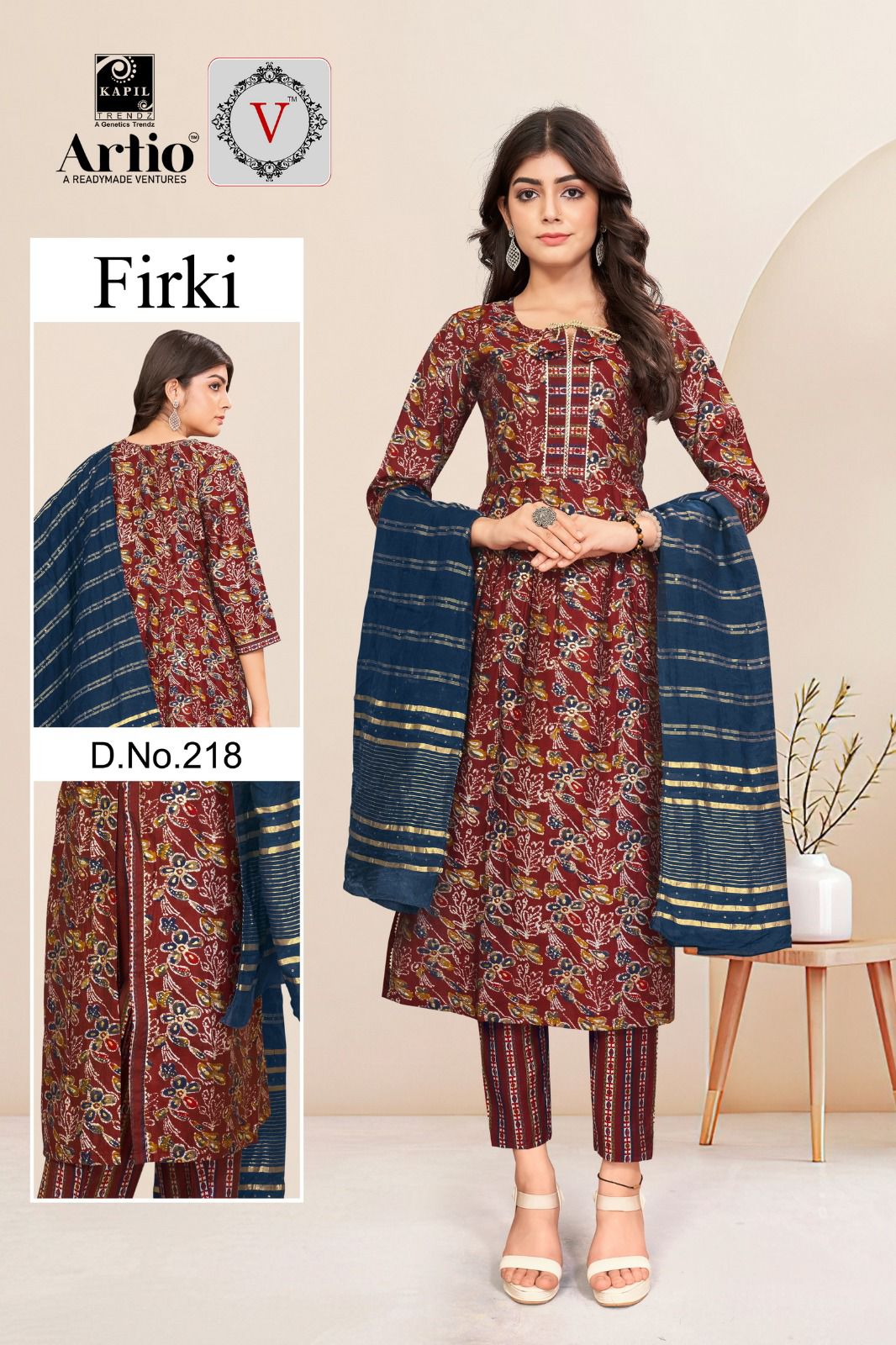 Kapil Trendz Firki Modal Wholesale Readymade Salwar Suit Catalog — Wholesale Salwar Suits, MPA wholesale from Surat - Gallery Image 19