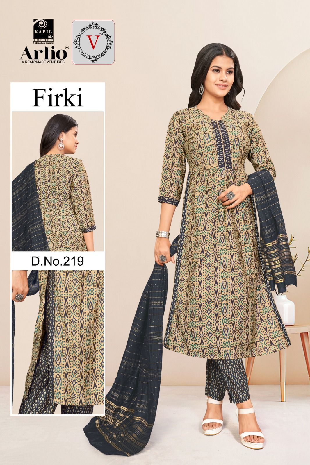 Kapil Trendz Firki Modal Wholesale Readymade Salwar Suit Catalog — Wholesale Salwar Suits, MPA wholesale from Surat - Gallery Image 21